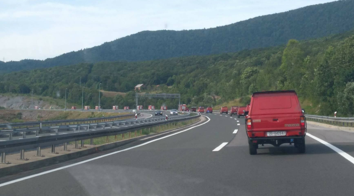 již návrat domů, do Záhřebu, ještě 100 km