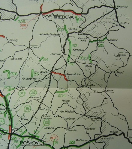 Boskovice - Jevíčko - Mohelnice 1946 - 1947.JPG