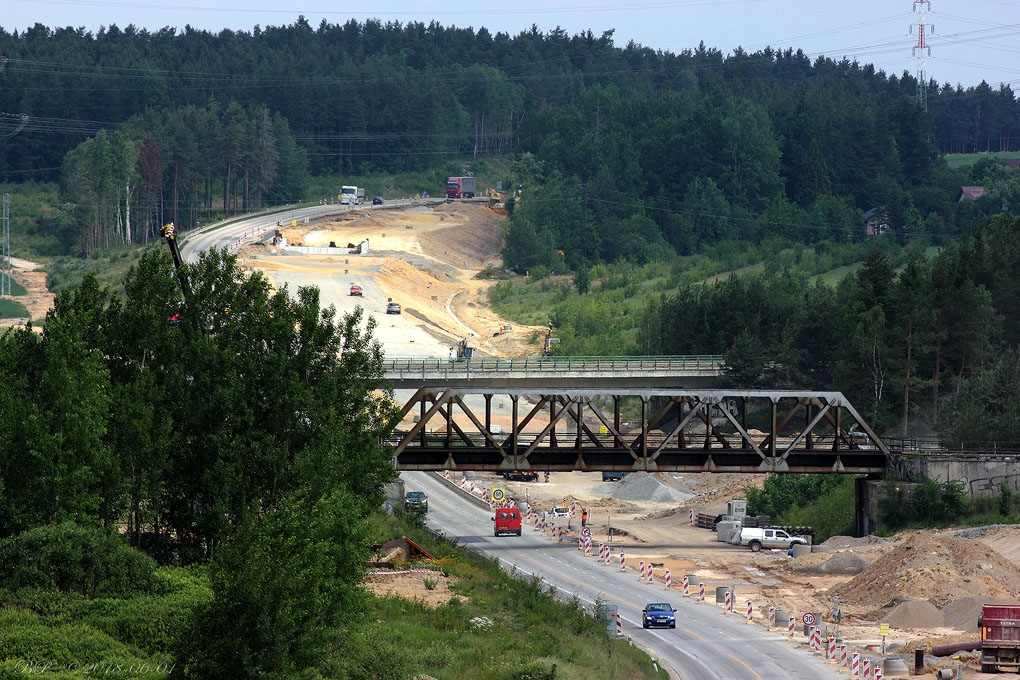 pohled z mostu u Vitína směr Ševětín