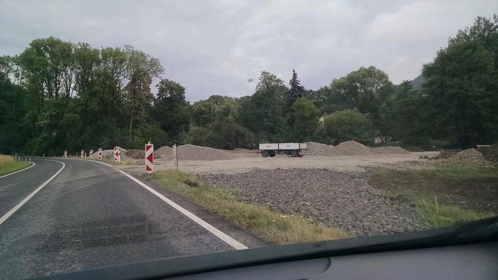 Napojení u Stvolínek.