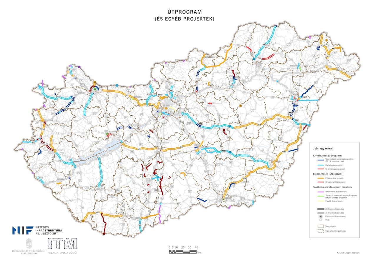 šedá - v provozu<br />barevné - různé postupnosti realizace