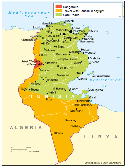 Tunisia Road Secutiry Map.png
