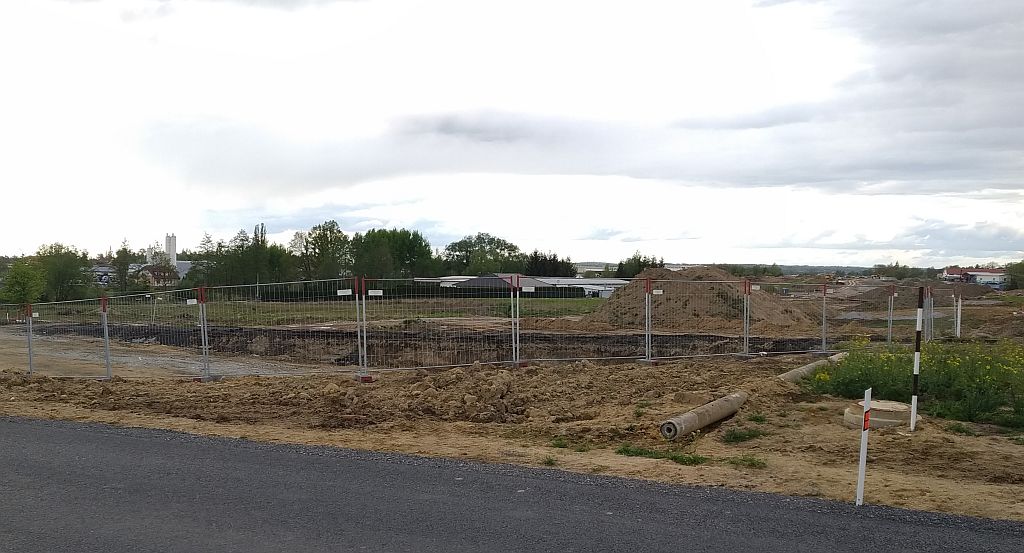 Krizeni s komunikaci v Hlinsku, pohled smer sever/ Vráto