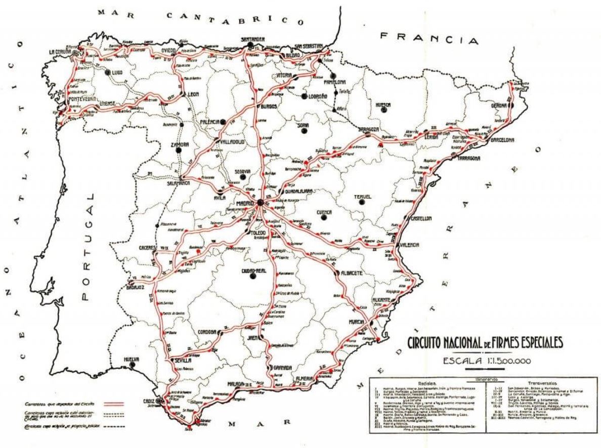 6 radiálních tahů z Madridu