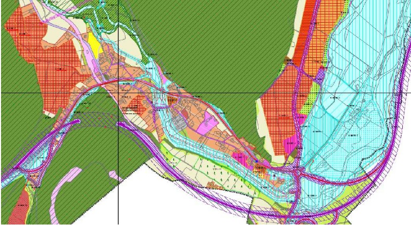 návrh trasování přeložky I/45 N.H. II.etapa