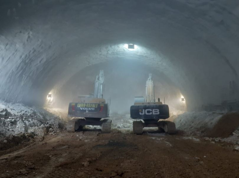 Tunel Podmurvice zevnitř.