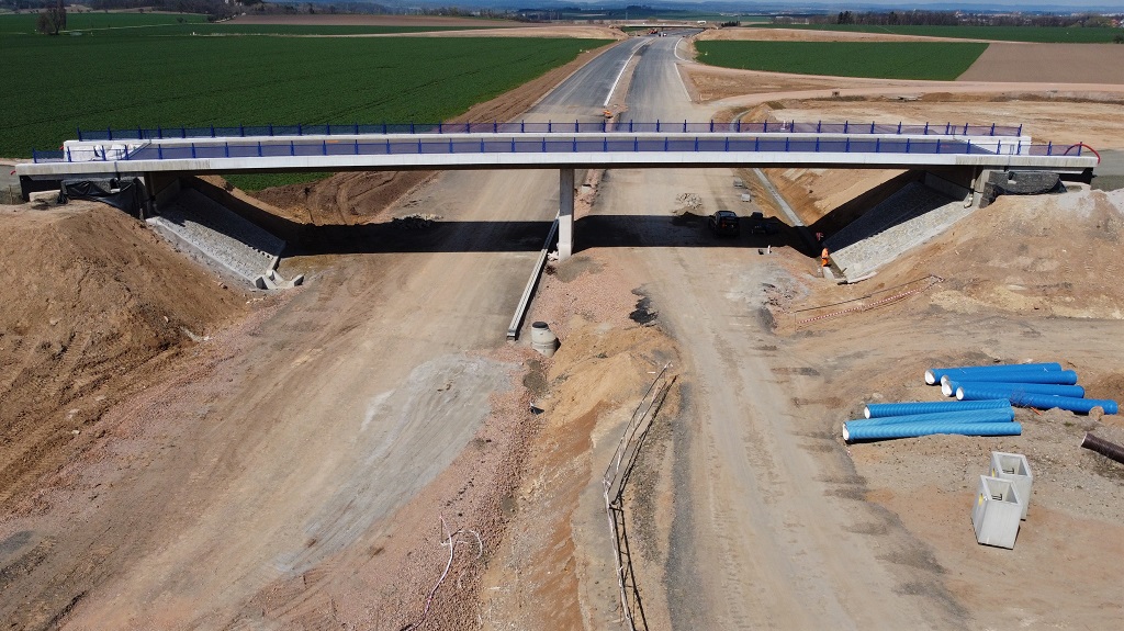 detail mostu, směr Jaroměř