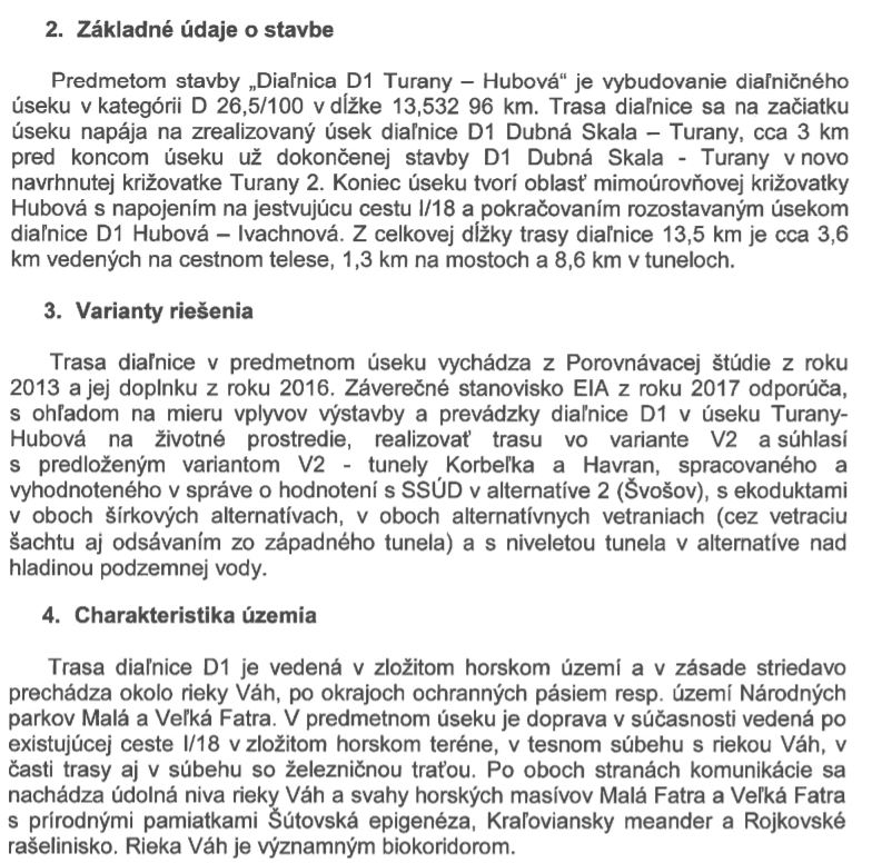 73% trasy je vedeno v tunelech/mostech