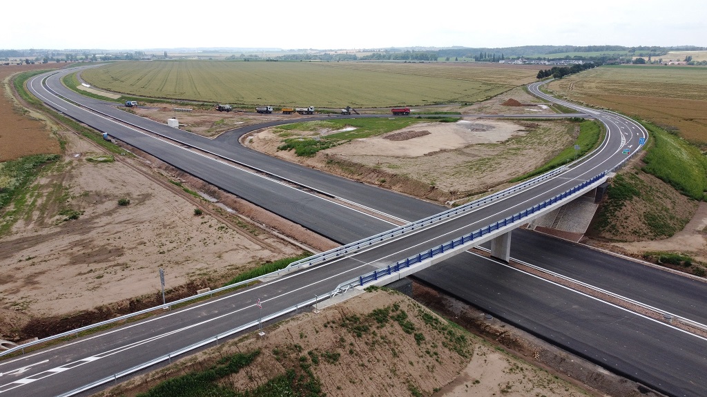 MÚK Smiřice, směr Hradec Králové