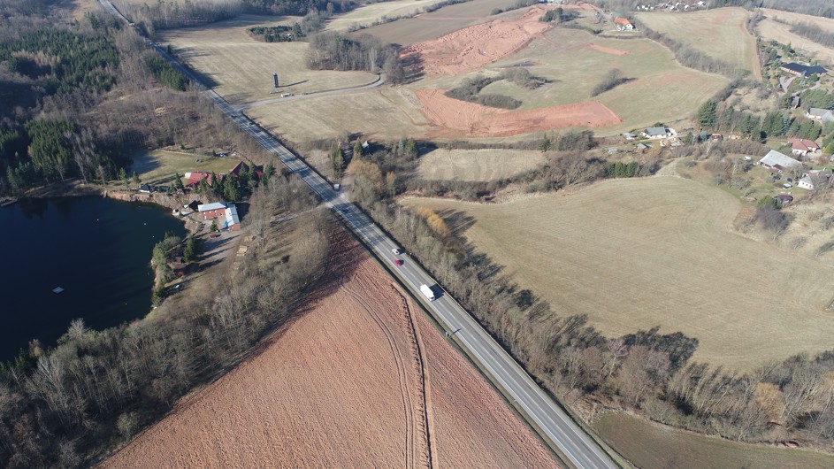 Napojení na původní I/16 jižně od Kumburského Újezdu
