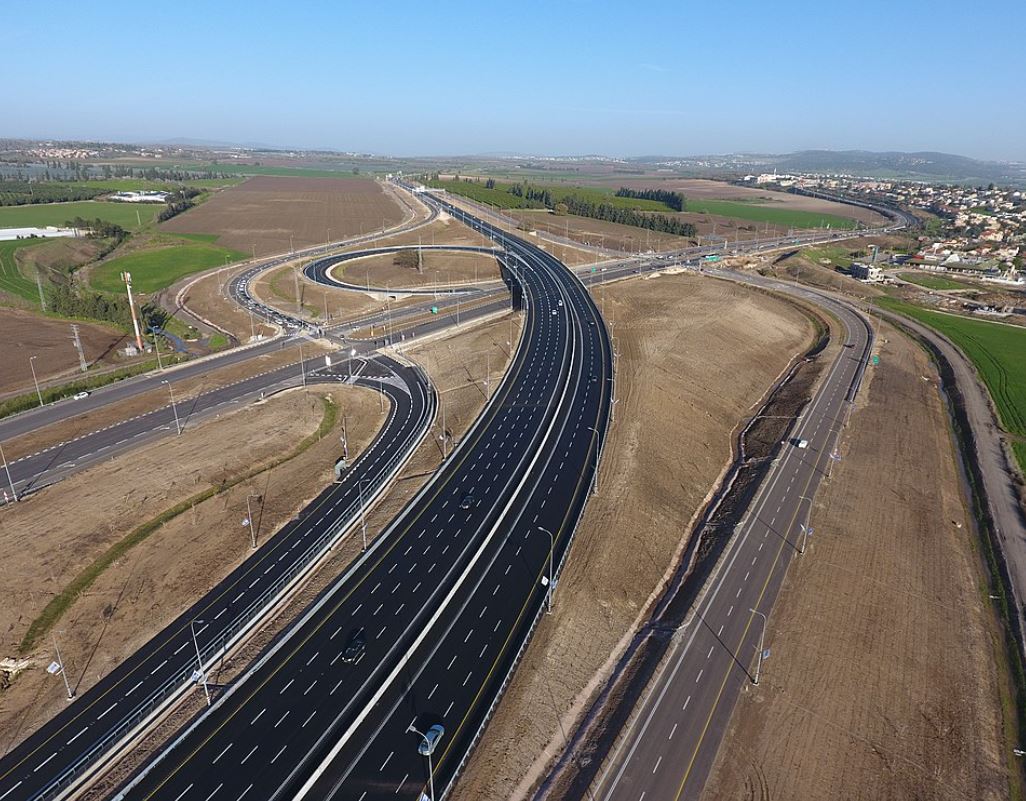 dálniční úsek u Ramat Yishai, MÚK s tahem č. 75