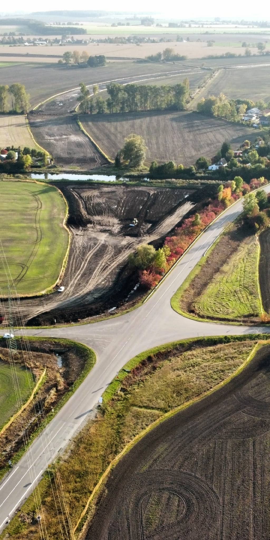 Stav 10.10.2022 Obchvat/přivaděč k D35-Dašice