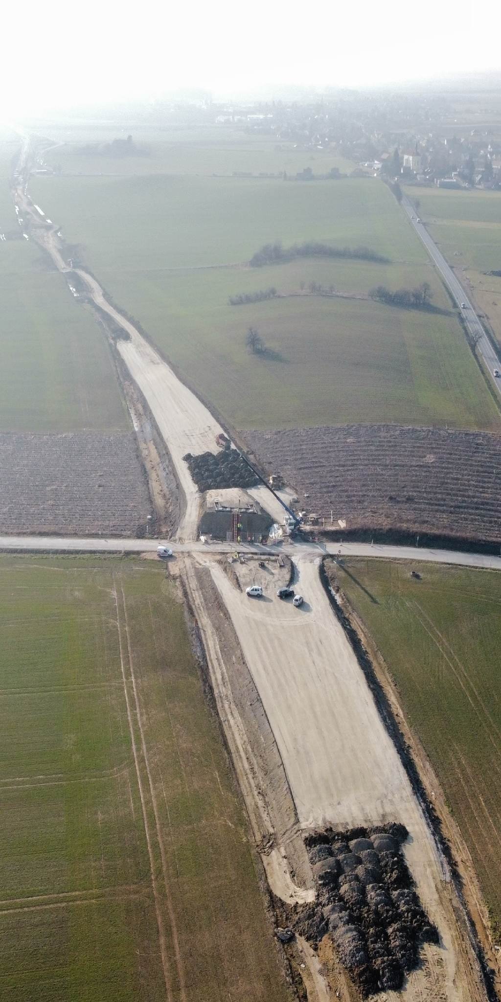 Přivaděč Časy-Holice. Stav 3/2023