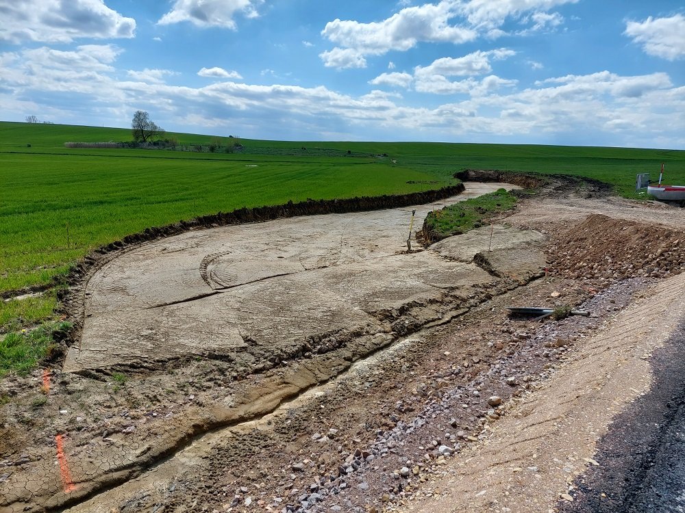 zárodek SO 104 - přeložka polní cesty v km 0,242, 19.4.2023