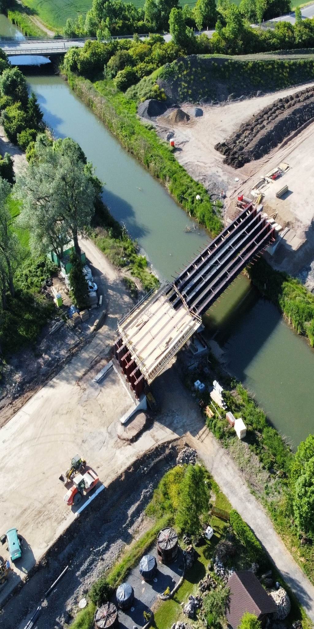 Obchvat/přivaděč k D35-Dašice.Stav 30.5.2023