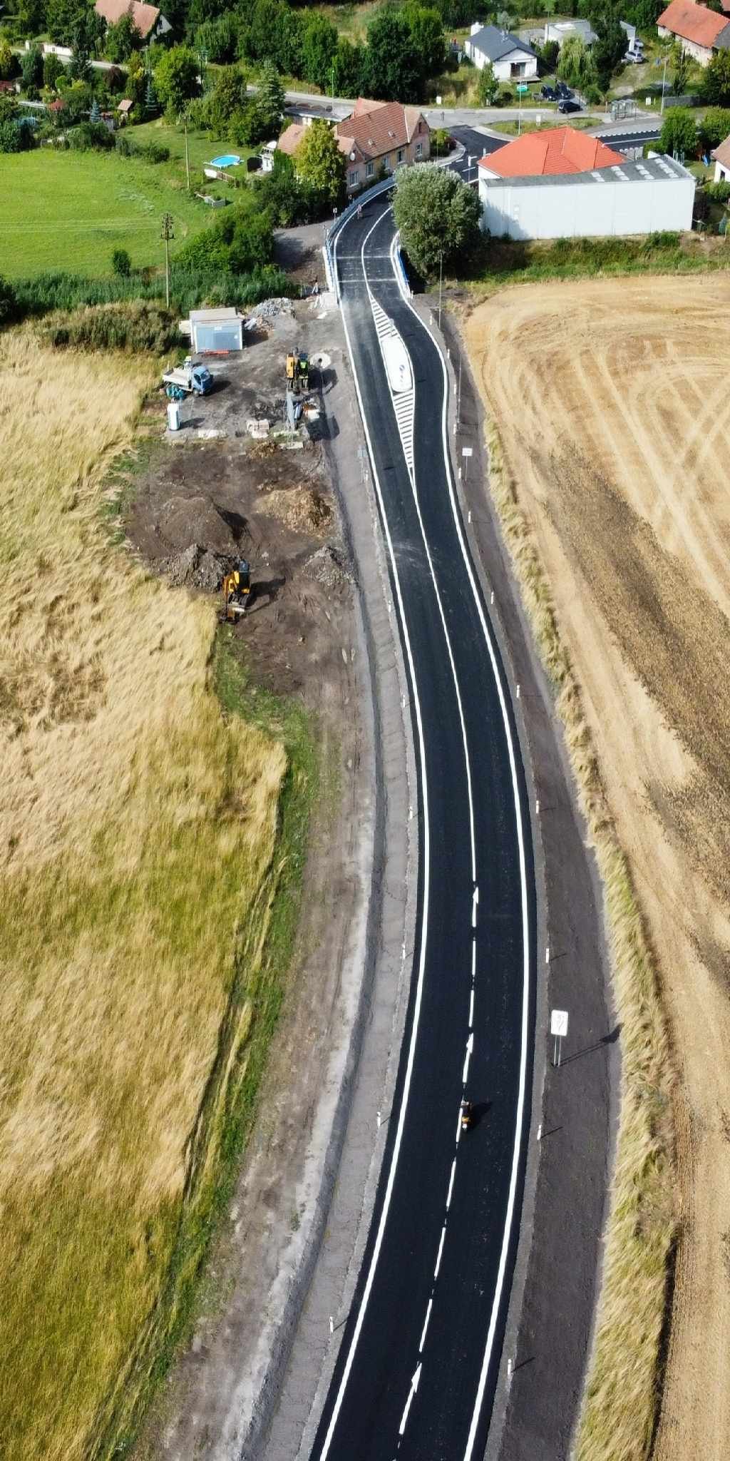 Přivaděč Dolní Roveň,Komárov -> MUK Dašice Stav 30.7.2023 Několik dní do otevření.