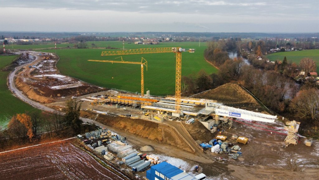 Most přes Labe 30.11.
