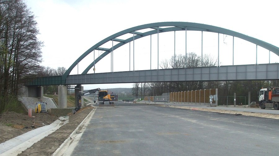 Pod žel. mostem na přelomu 0310/I a 0310/II