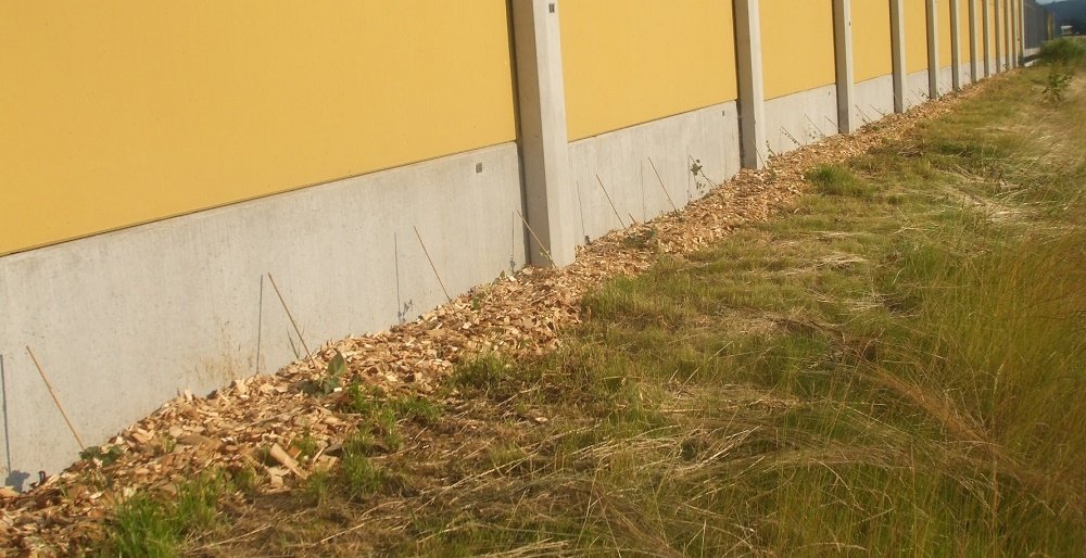 Detail výsadby u PHS poblíž retenční nádrže. Pěkně si s tím vyhráli.