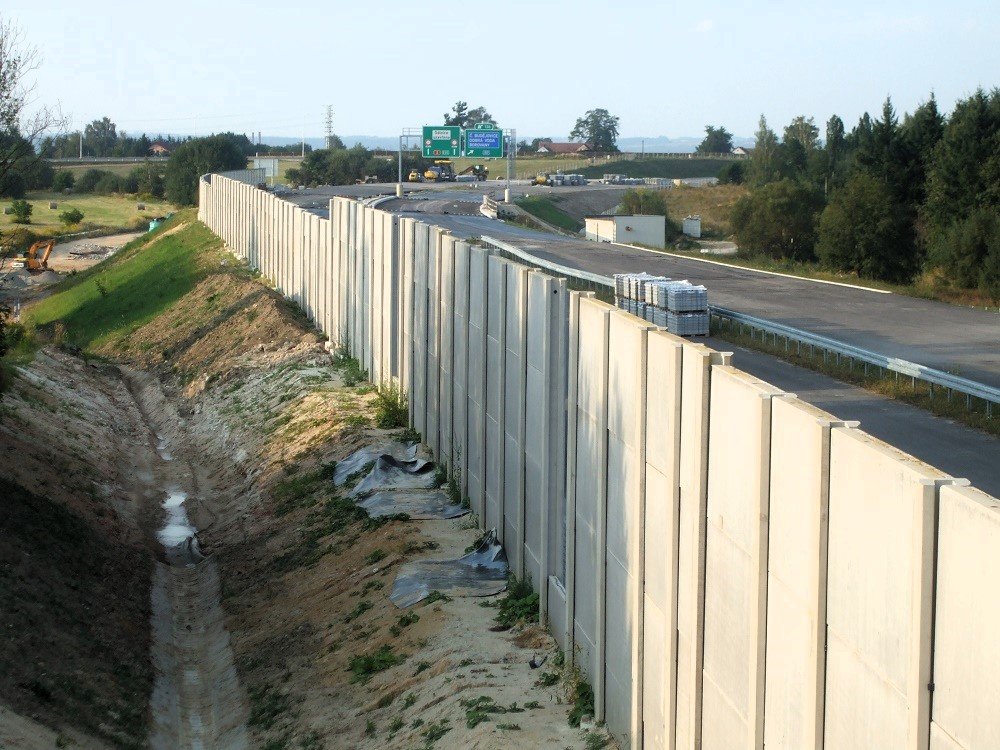 Pohled směrem k MÚK Pohůrka