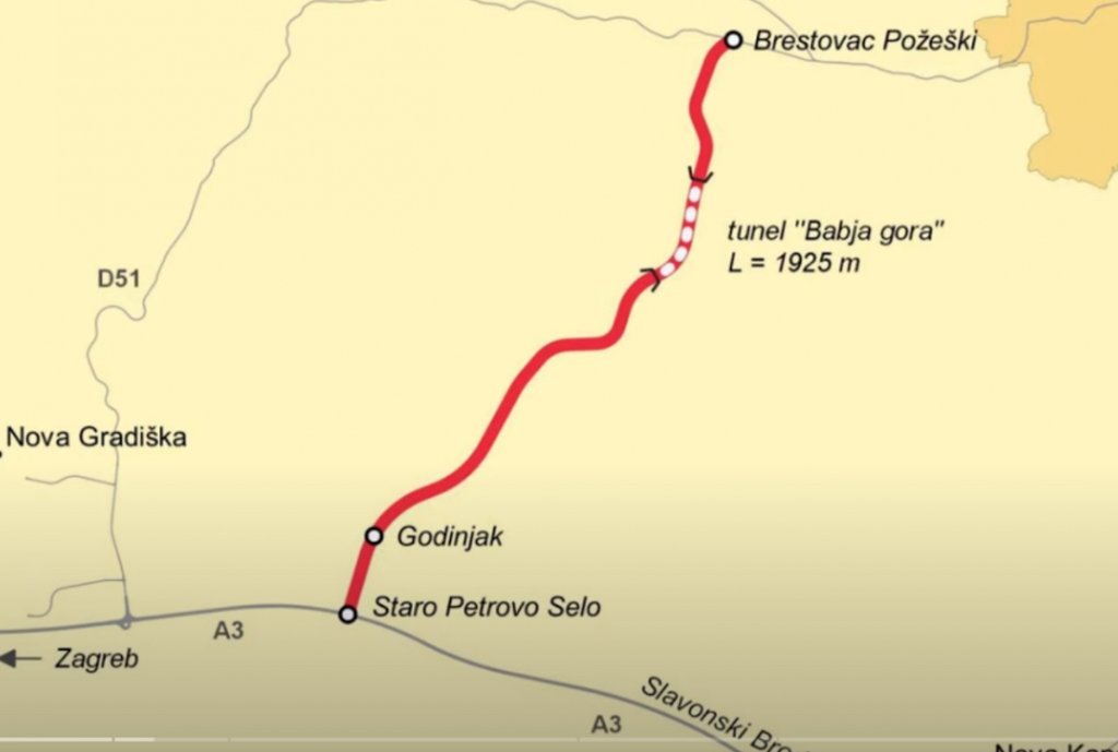 tunel bude v délce 1650m