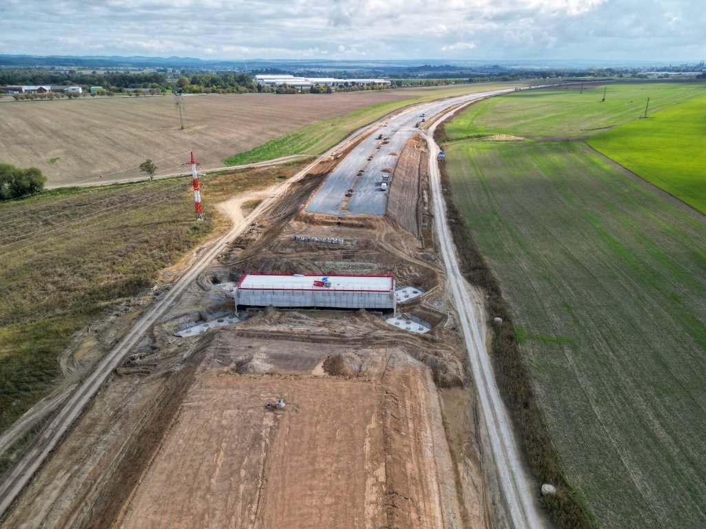 Podhled od tunelu k VM