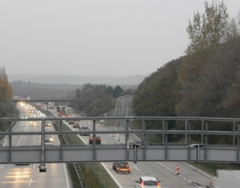 výjezd od Vyškova