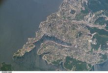 Vladivostok z vesmíru