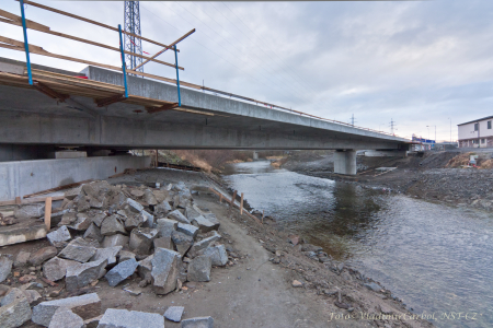 Přemostění řeky Moravice<br />.