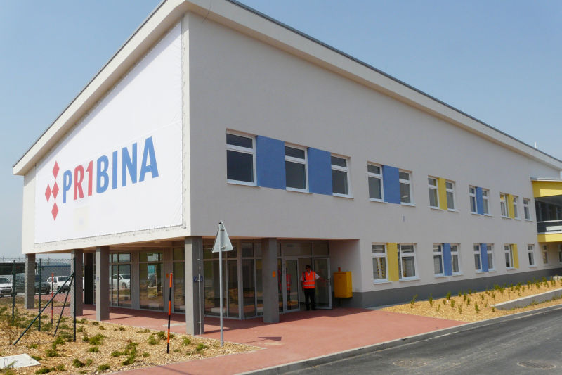 hlavní budova CRD, přední strana