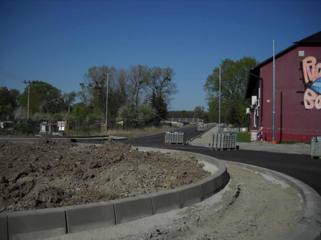 kruhový objezd u vodojemu