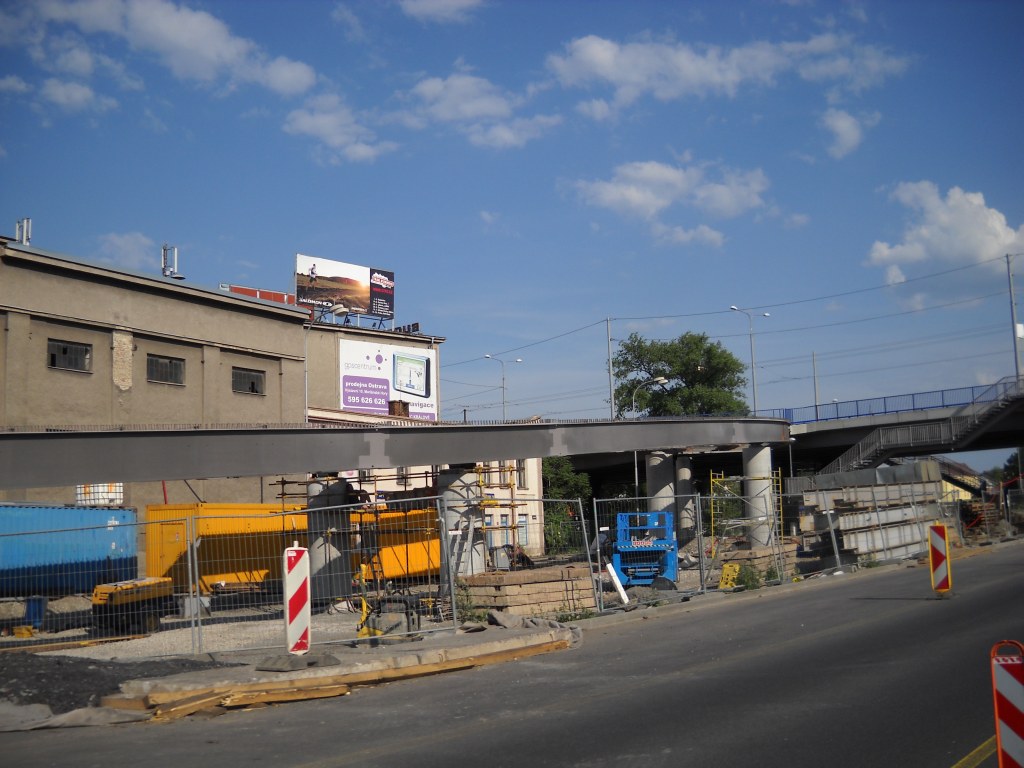 sjezd z centra směr D1