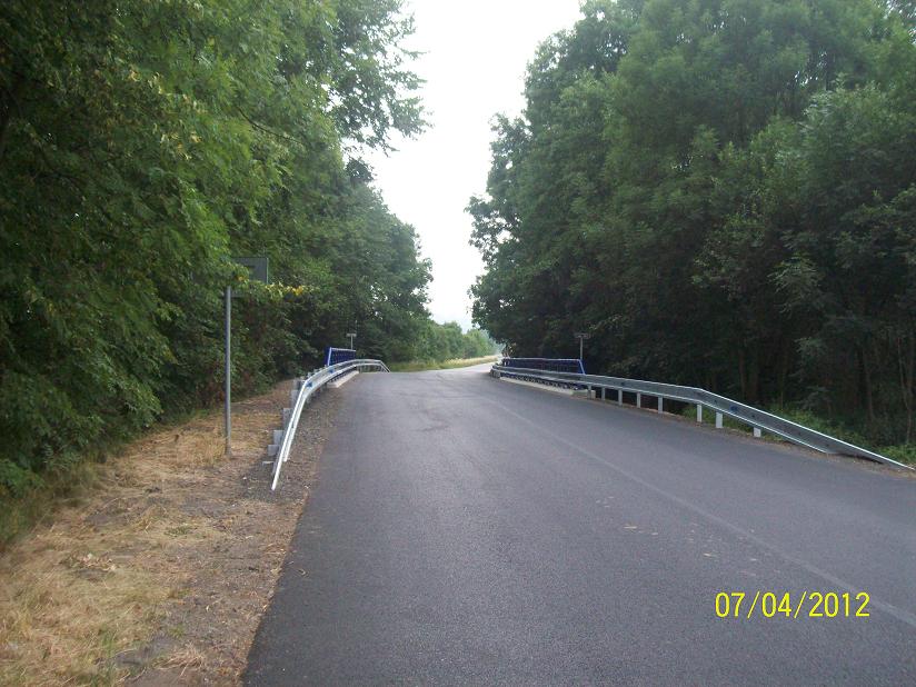 Oprava silnice směrem na Chvalíkovice