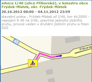 Napojení R48 na I/48 u FM