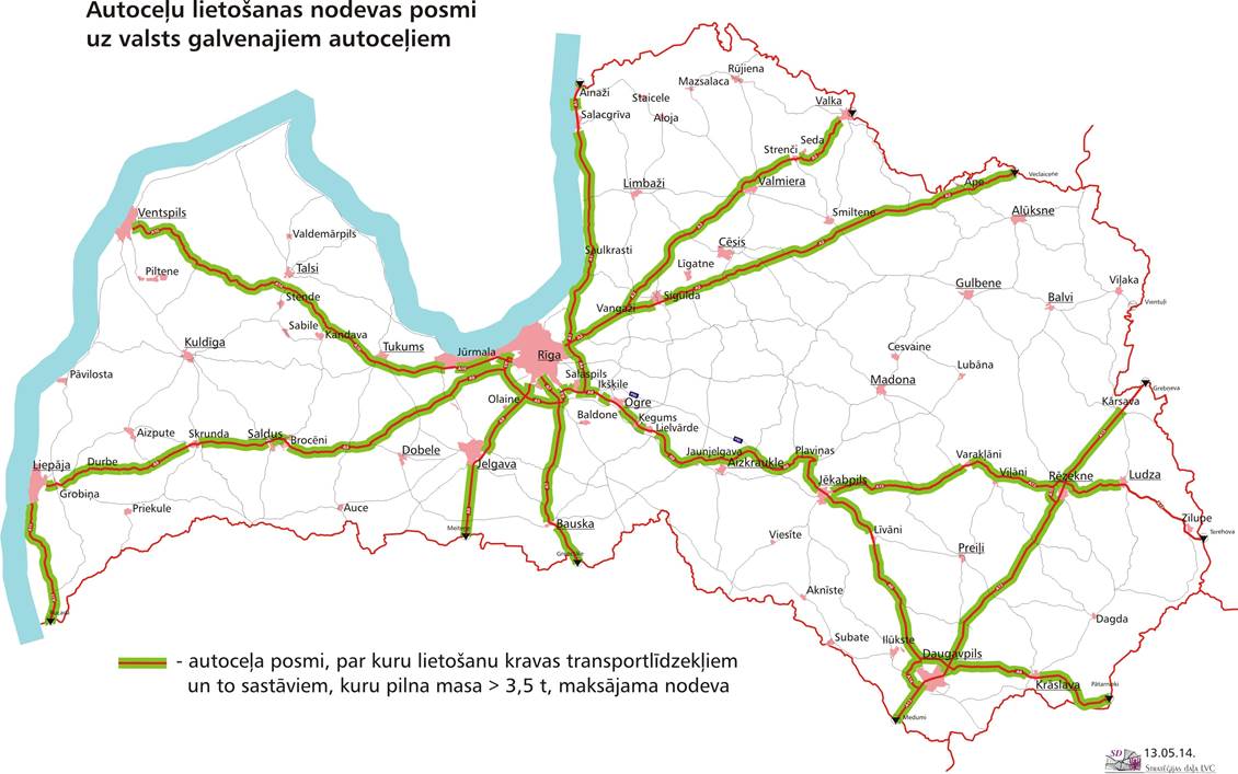rozsah zpoplatnění pro vozidla nad 3,5t