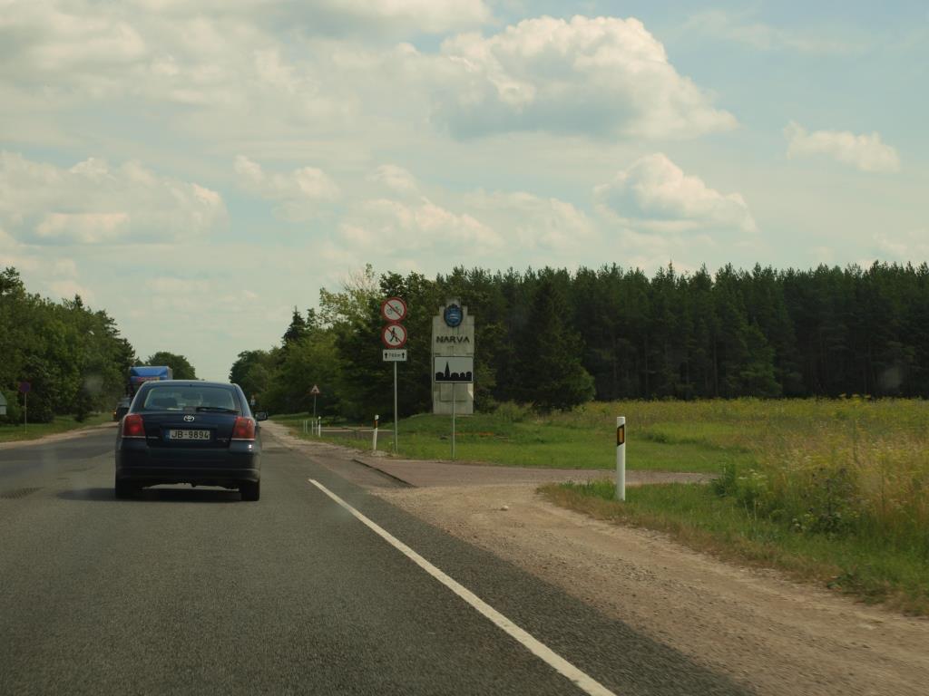 Příjezd do Narvy
