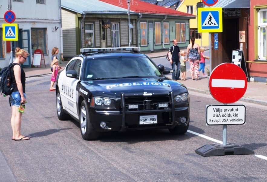 Sraz amerických vozidel v Haapsalu