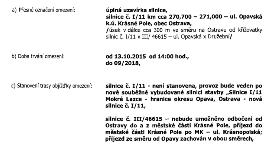 Rozhodnutí čj. MSK 110936/2015 - část: