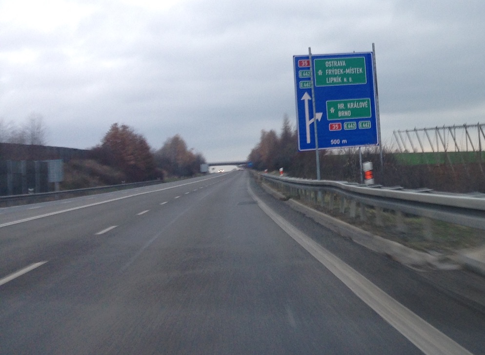 Přivaděč k D35 od Velké Bystřice