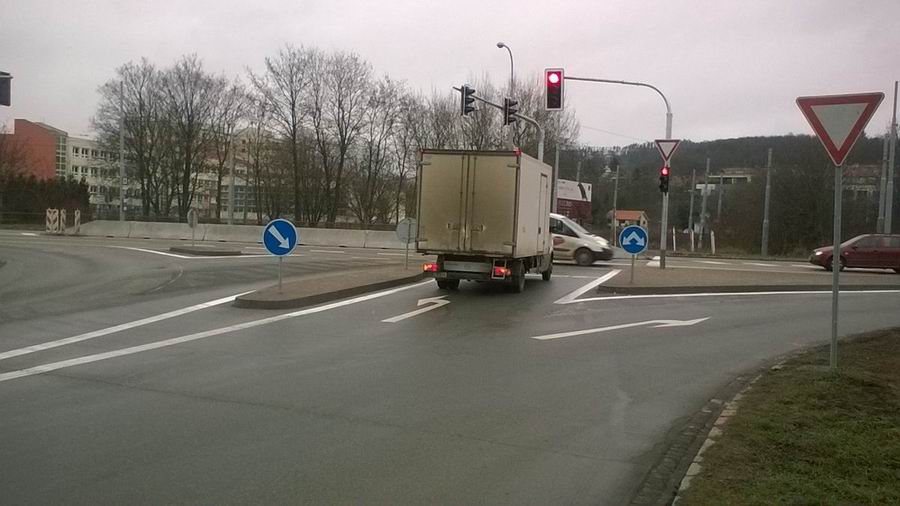 Od Jundrova (vpravo Pisárky bez světel, vlevo Bystrc šipka)