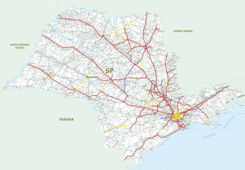 červená = v provozu<br />žlutá = ve výstavbě<br />modrá = tendrování, příprava