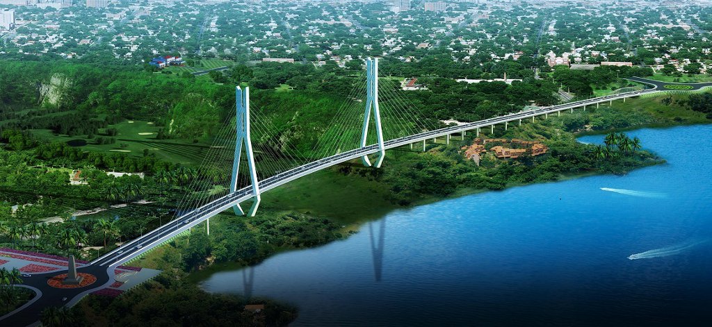 vizualizace včetně napájecího viaduktu