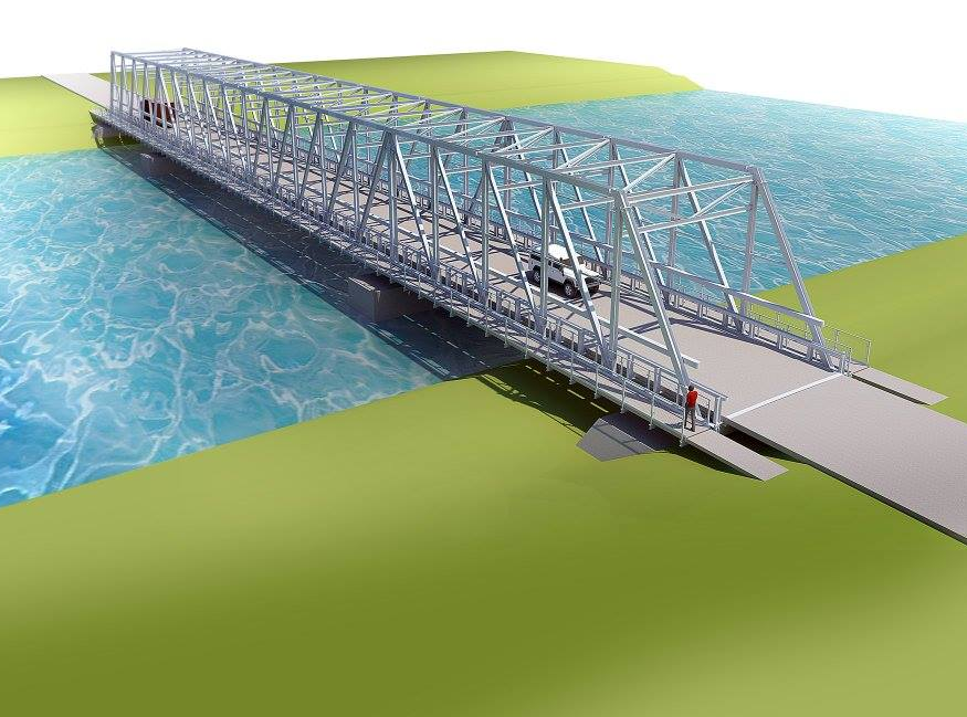 Kabaale bridge na silnici Kyankwanzi - Ngoma road
