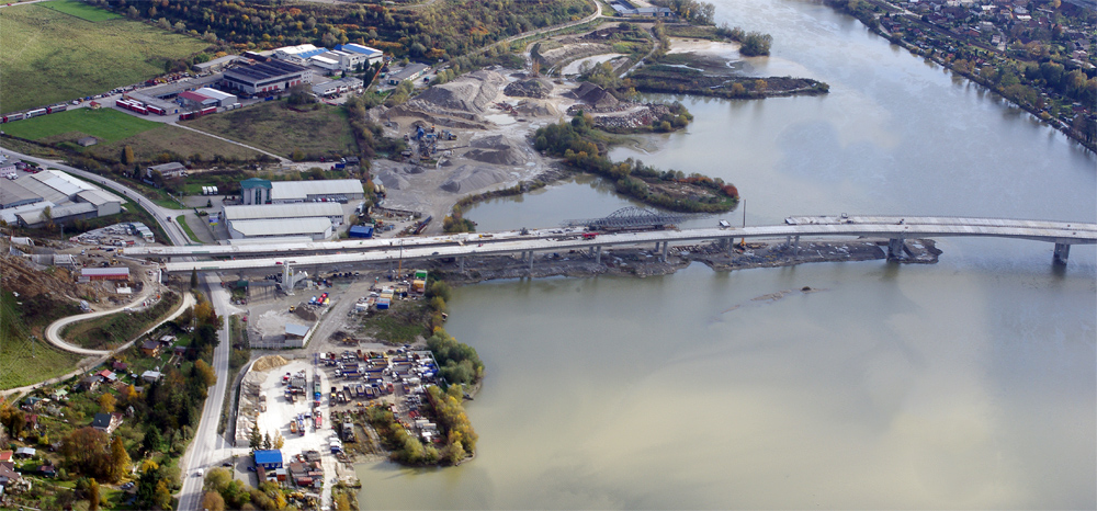 západní portál tunelu Považský Chlmec