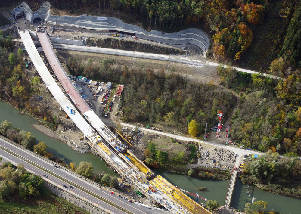 východní portál tunelu Považský Chlmec